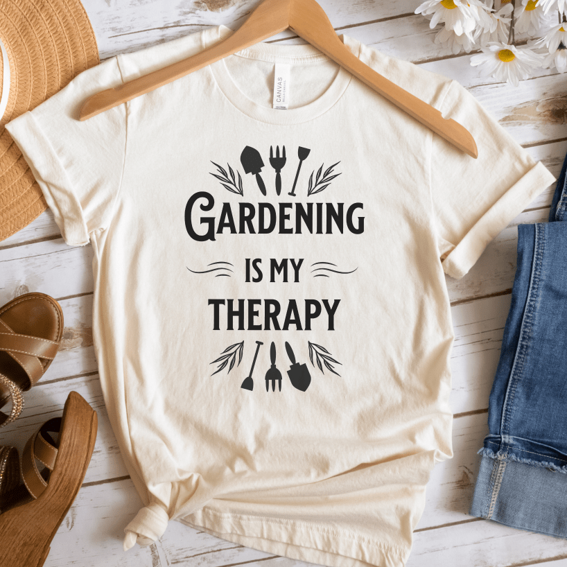 Gardening Is My Therapy T-Shirt