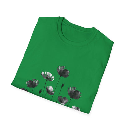 B&W Flower Field T-Shirt