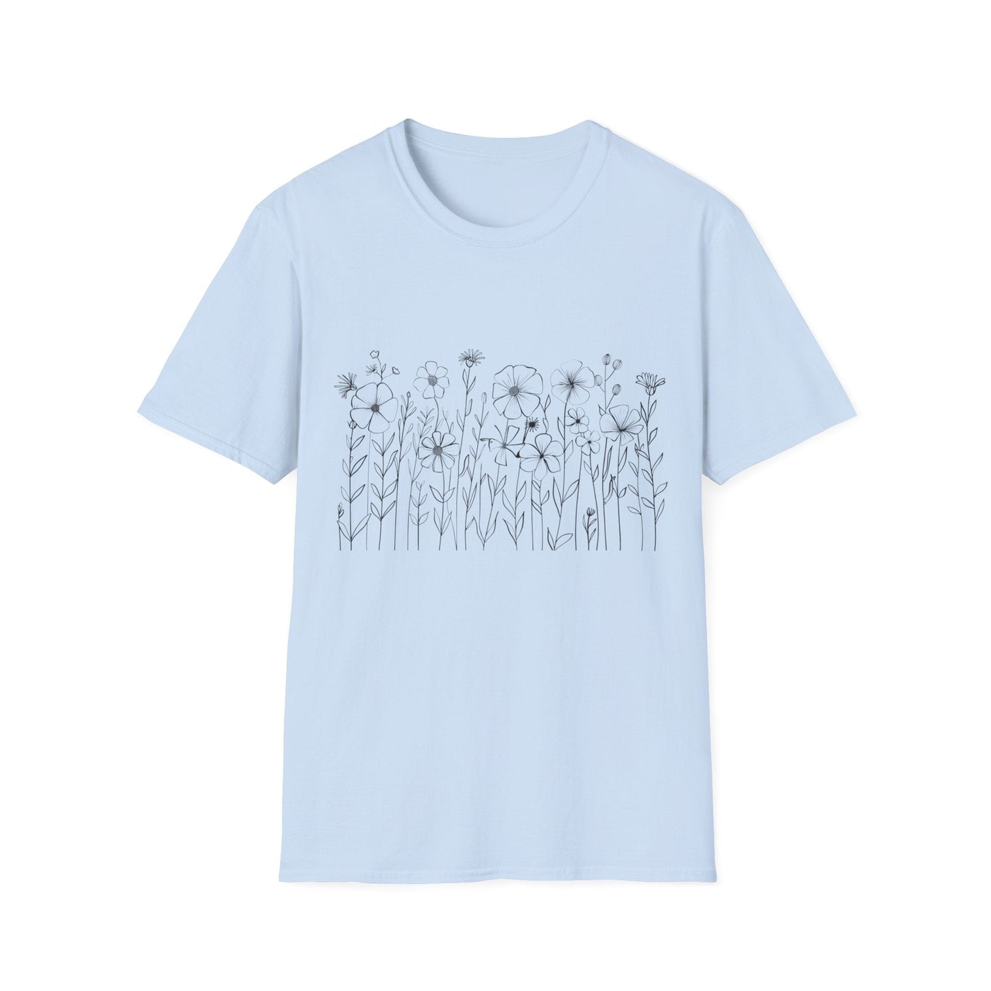 B&W Wildflower Oasis T-Shirt