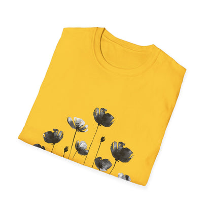 B&W Flower Field T-Shirt