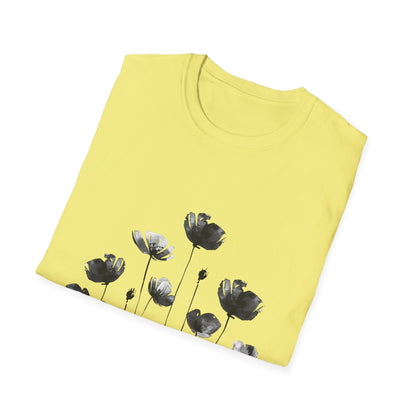 B&W Flower Field T-Shirt