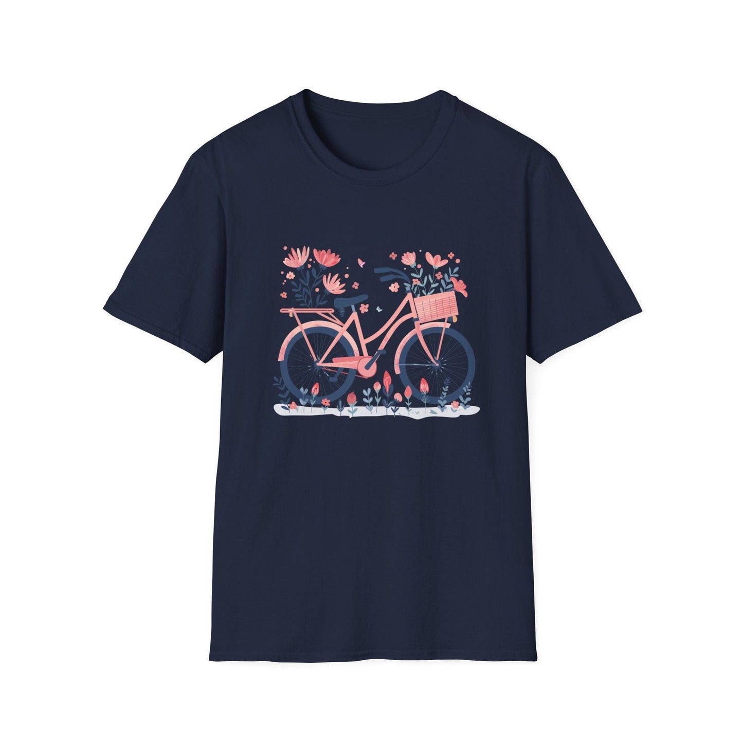 Flower Bike Pink T-Shirt