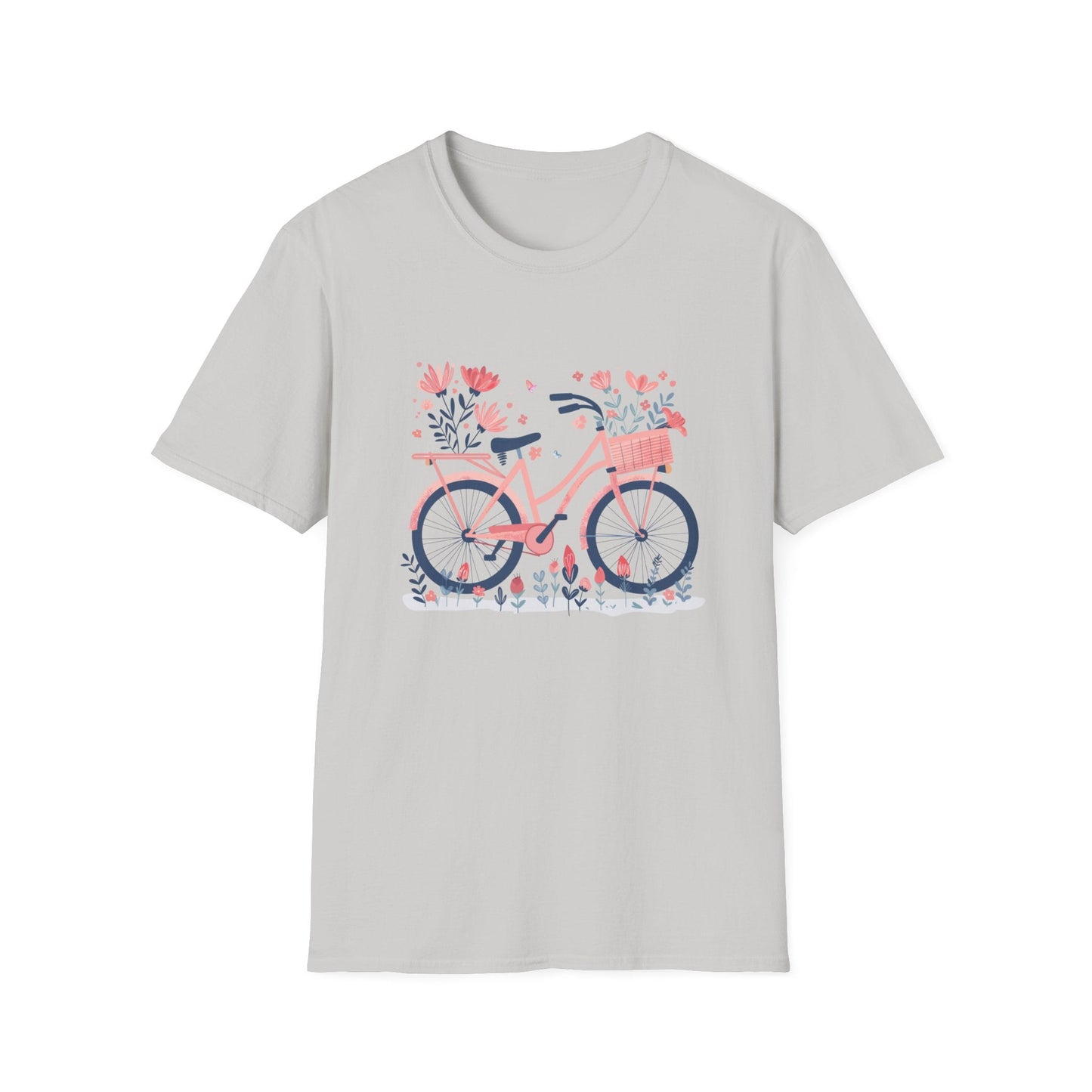 Flower Bike Pink T-Shirt