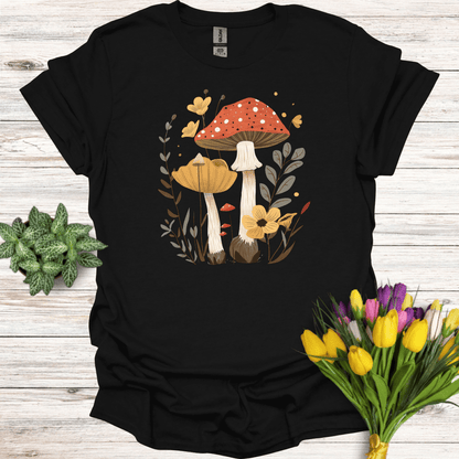 Whimsical Fungi Wonderland T-Shirt