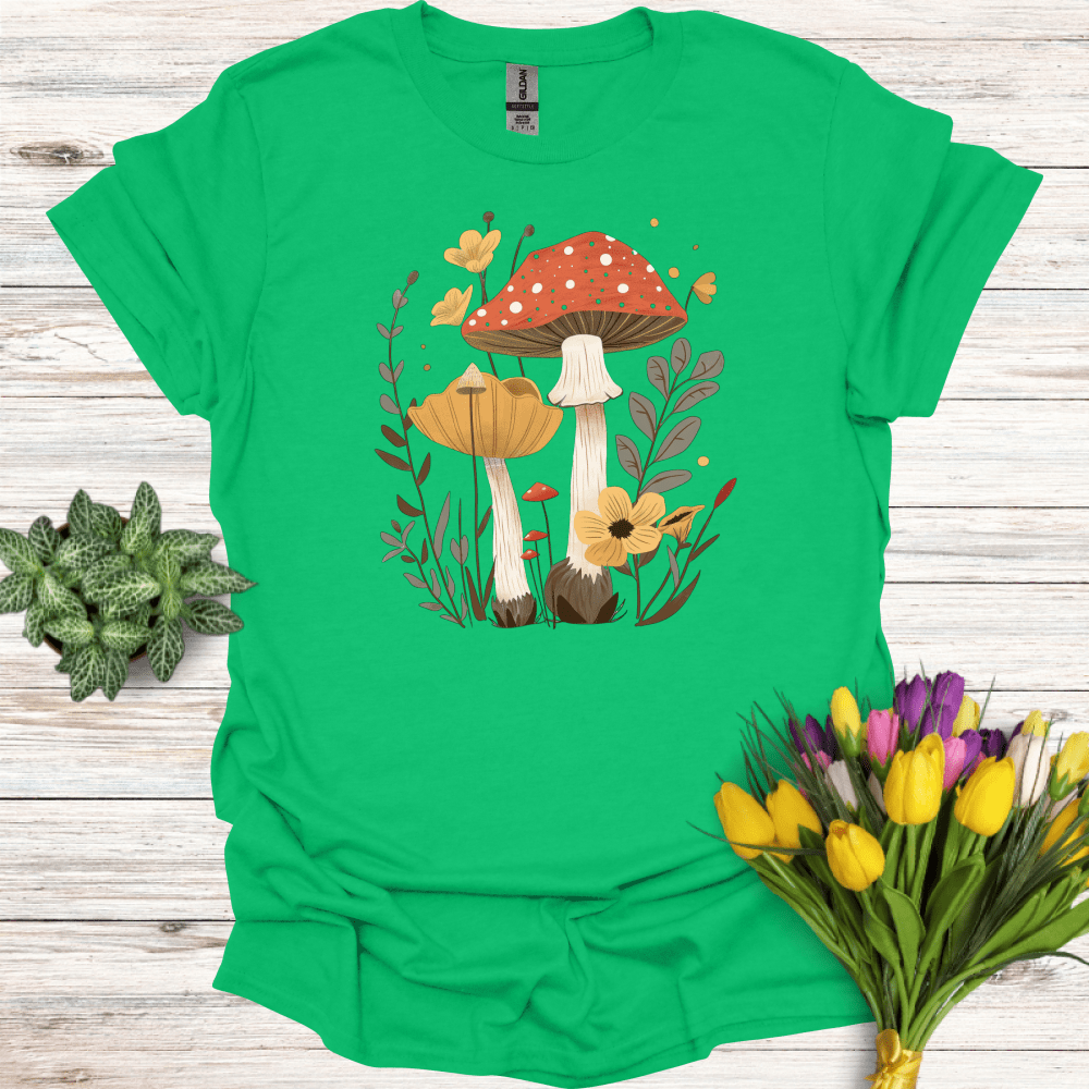 Whimsical Fungi Wonderland T-Shirt