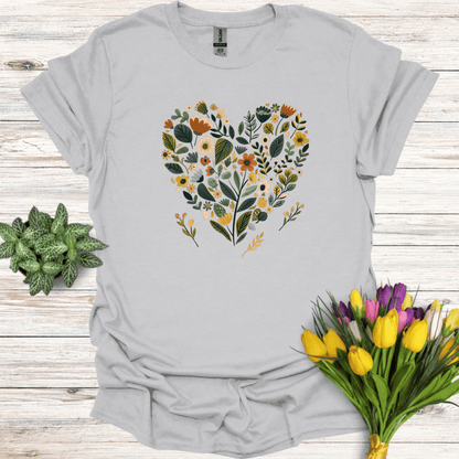 Floral Heart Love