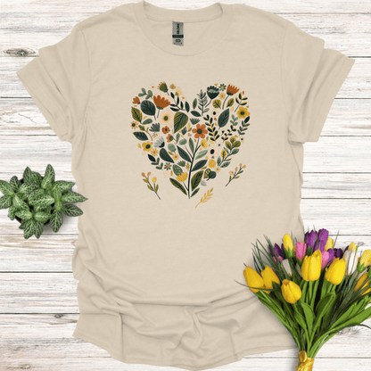 Floral Heart Love