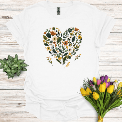 Floral Heart Love