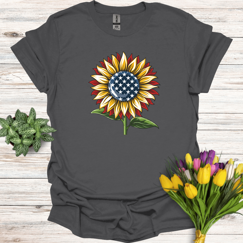 Love USA Sunflower T-Shirt