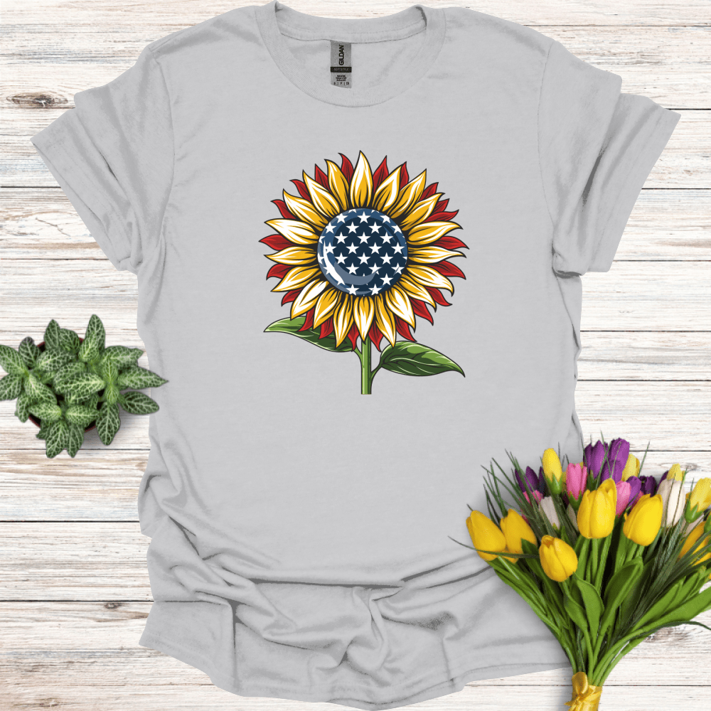 Love USA Sunflower T-Shirt