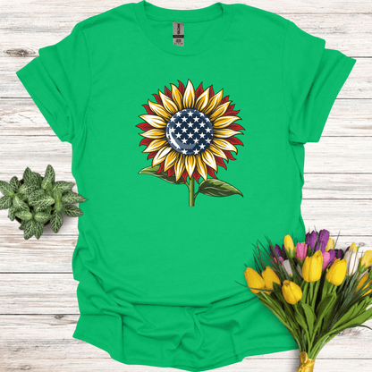 Love USA Sunflower T-Shirt