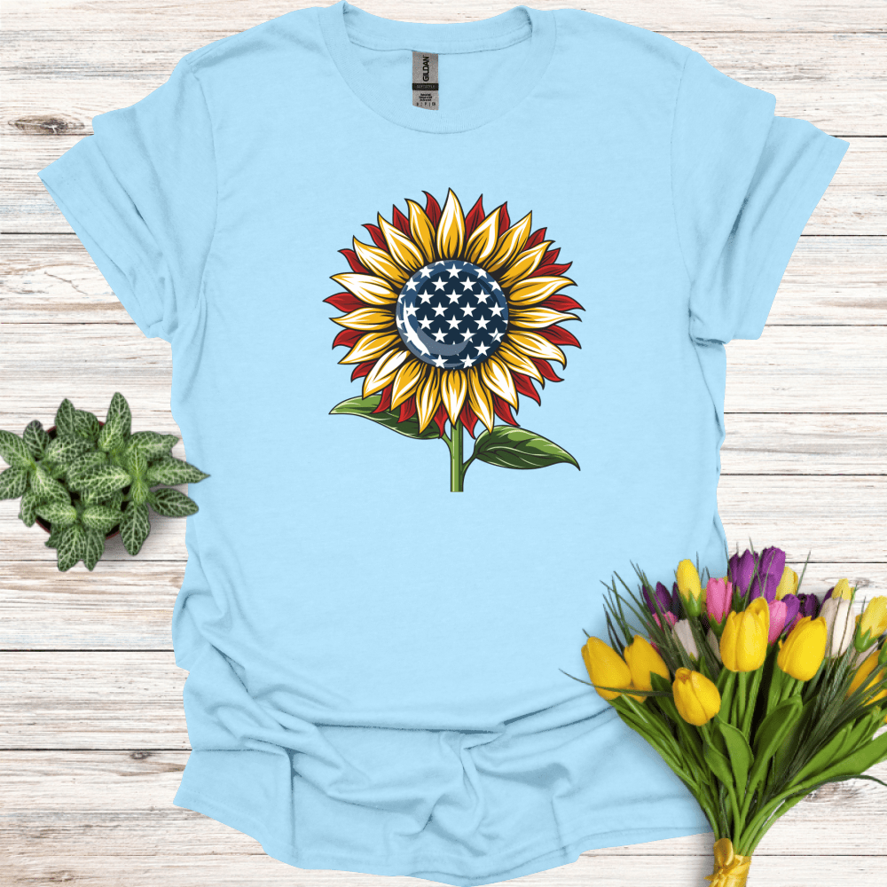 Love USA Sunflower T-Shirt