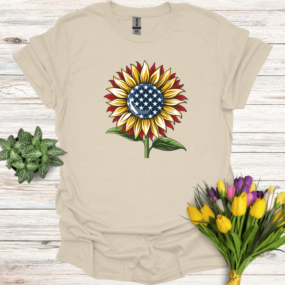 Love USA Sunflower T-Shirt