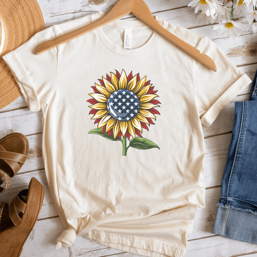 Love USA Sunflower T-Shirt