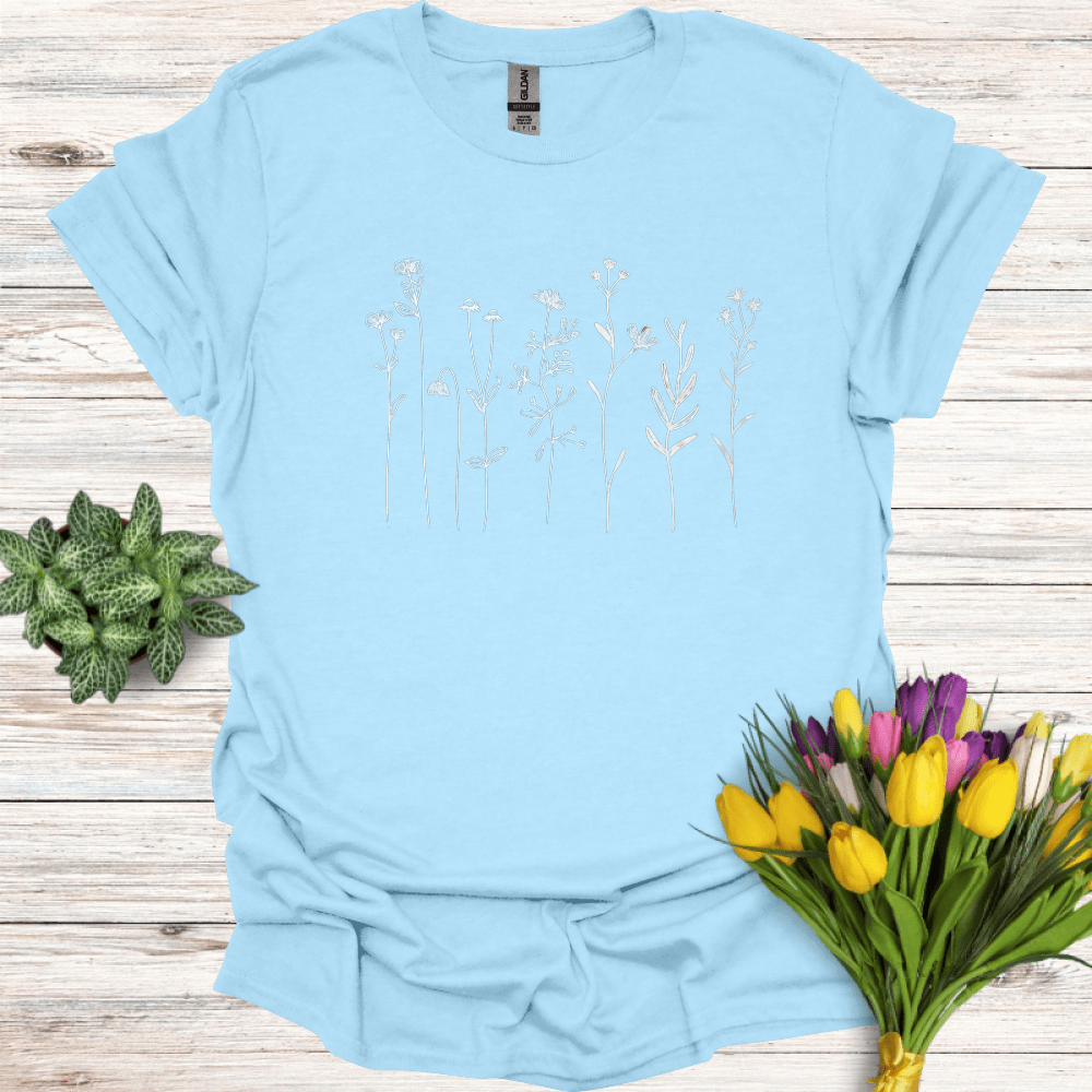 Floral Row T-Shirt