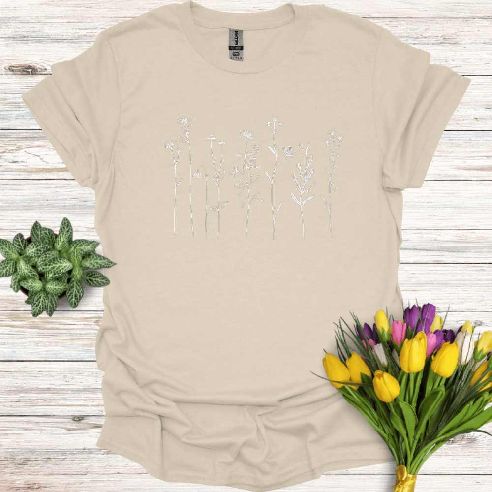 Floral Row T-Shirt