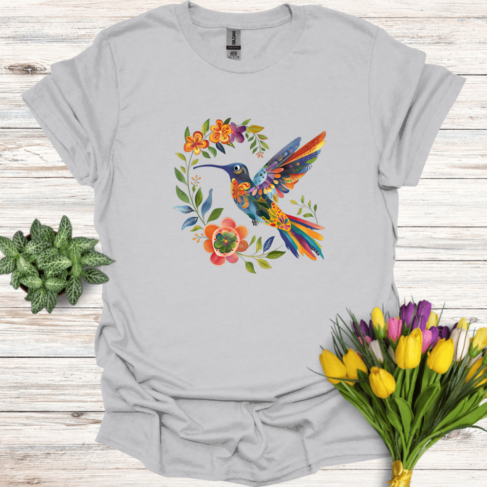 Hummingbird Flower T-Shirt