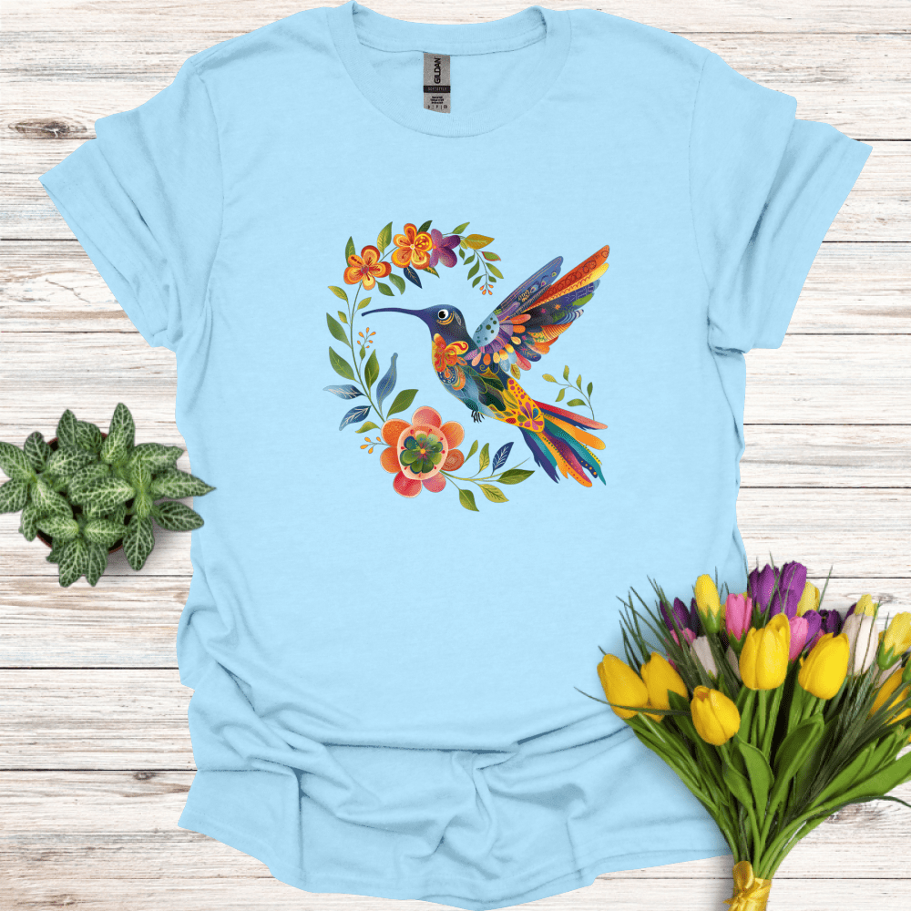 Hummingbird Flower T-Shirt