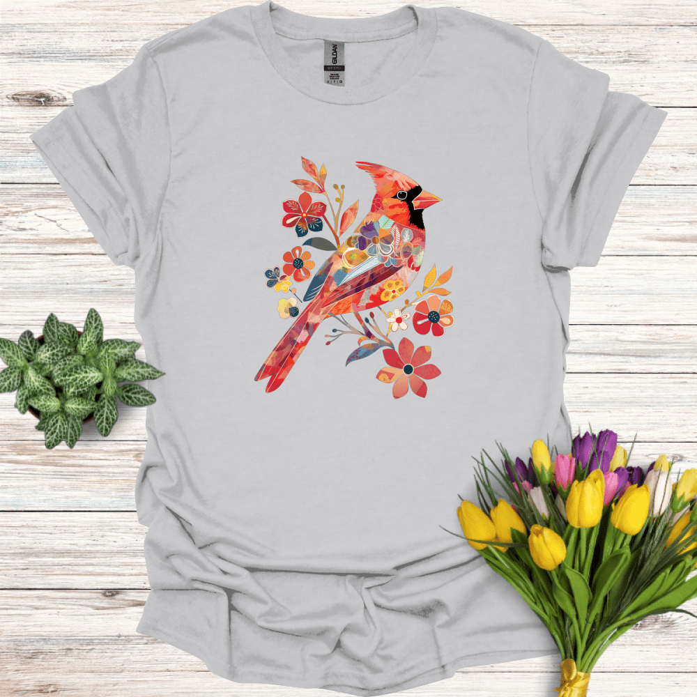 Flower Cardinal T-Shirt