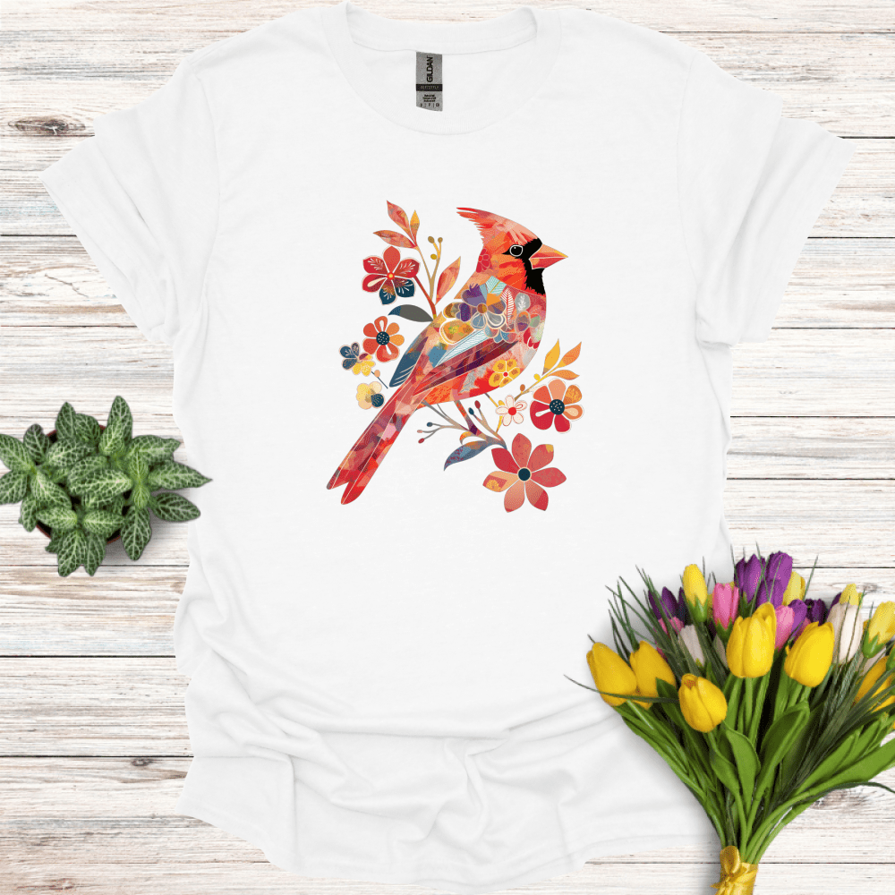 Flower Cardinal T-Shirt