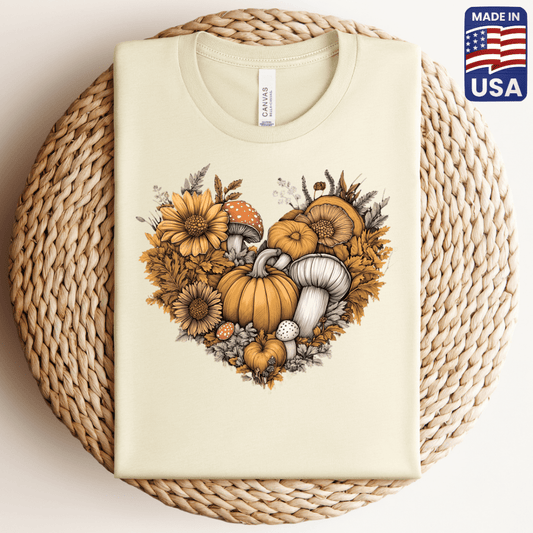 Moody Autum Heart T-Shirt