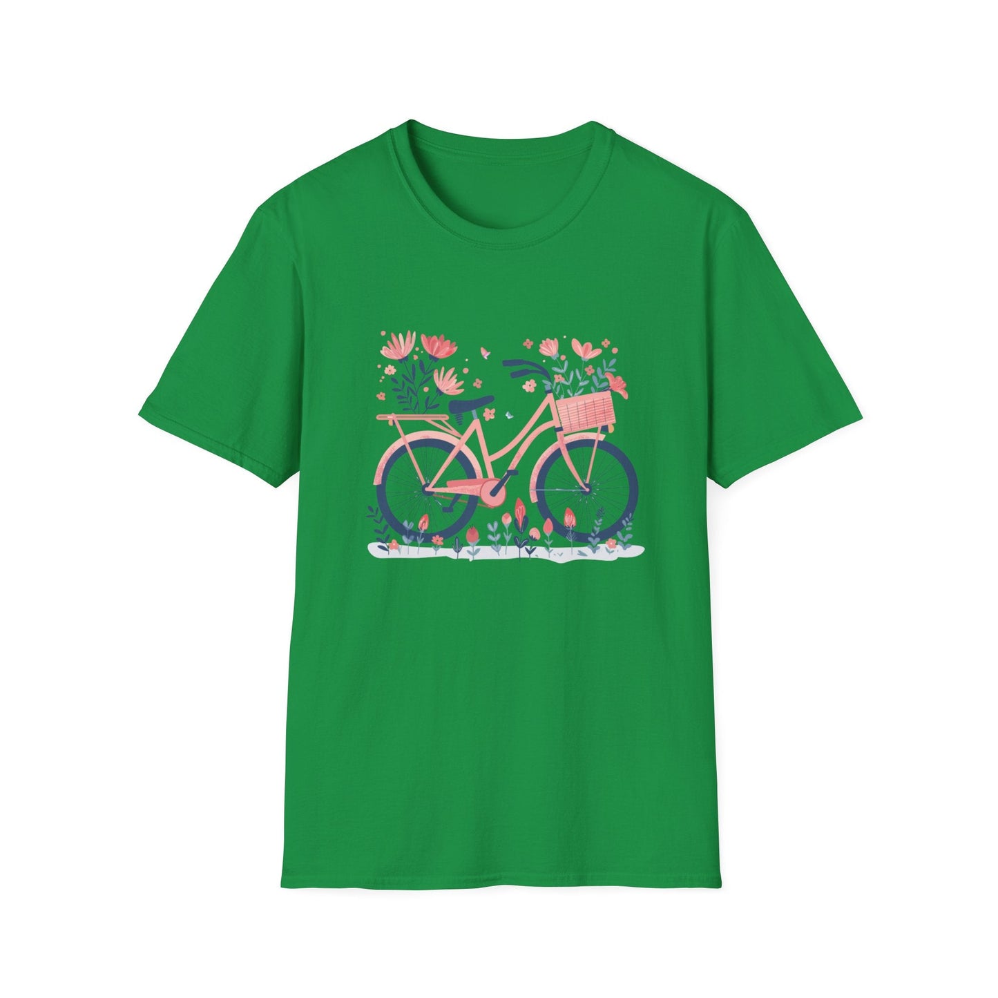 Flower Bike Pink T-Shirt