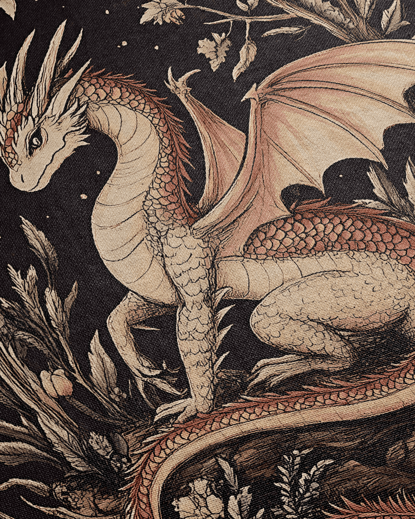 Folklore Dragon Woven Blanket