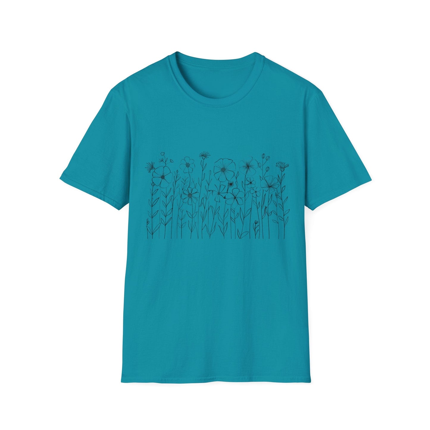 B&W Wildflower Oasis T-Shirt