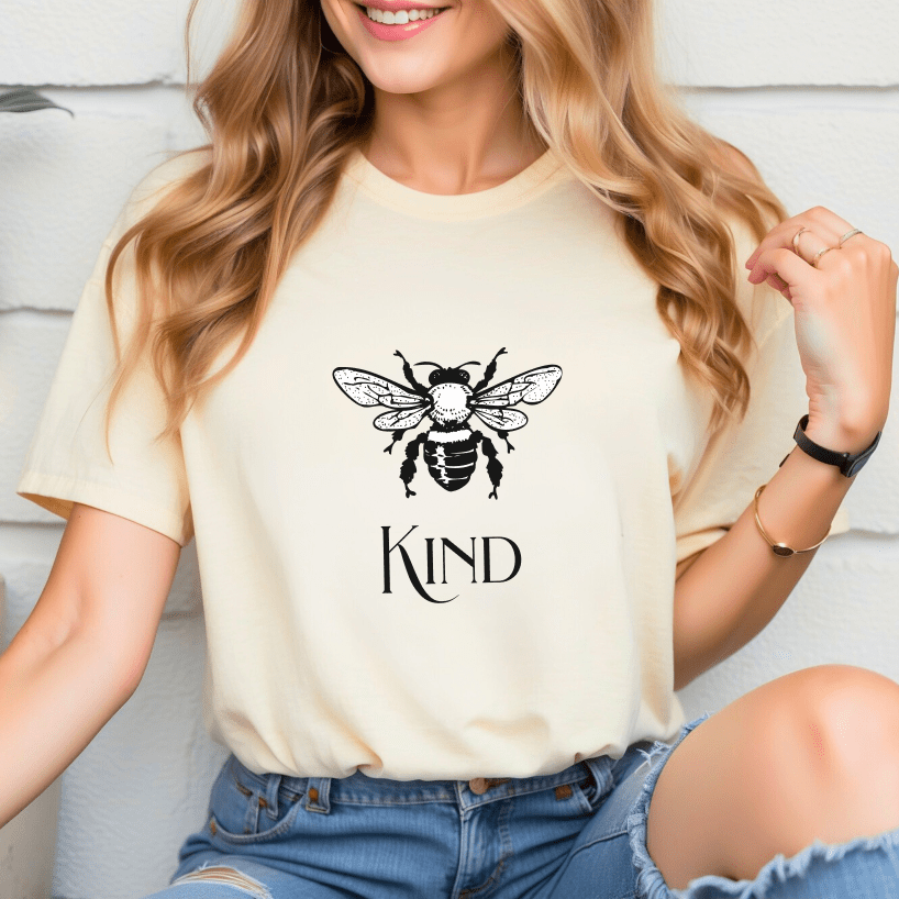 Bee Kind B&W T-Shirt