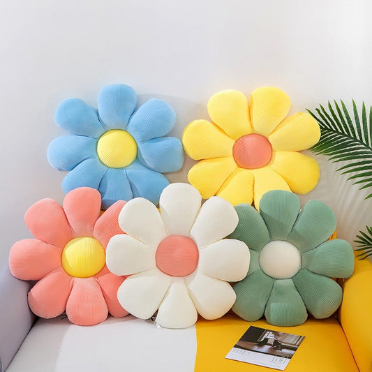 Daisy Flower Cushion [Super Soft]