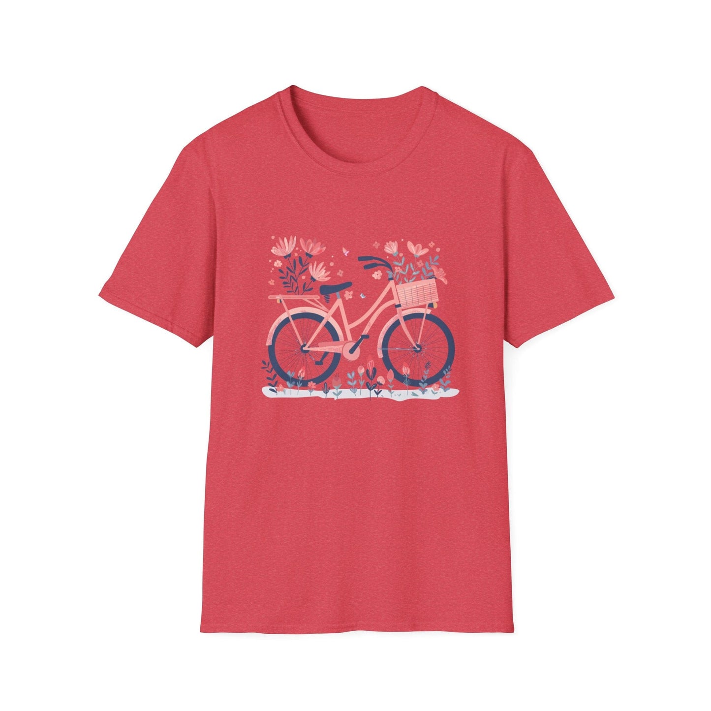 Flower Bike Pink T-Shirt