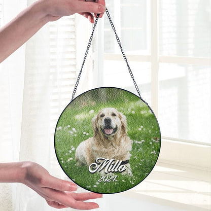 Custom Dog Memorial Suncatcher