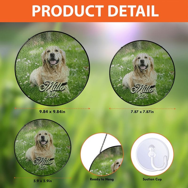 Custom Dog Memorial Suncatcher