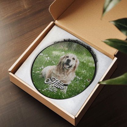 Custom Dog Memorial Suncatcher