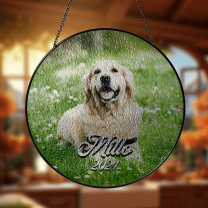 Custom Dog Memorial Suncatcher