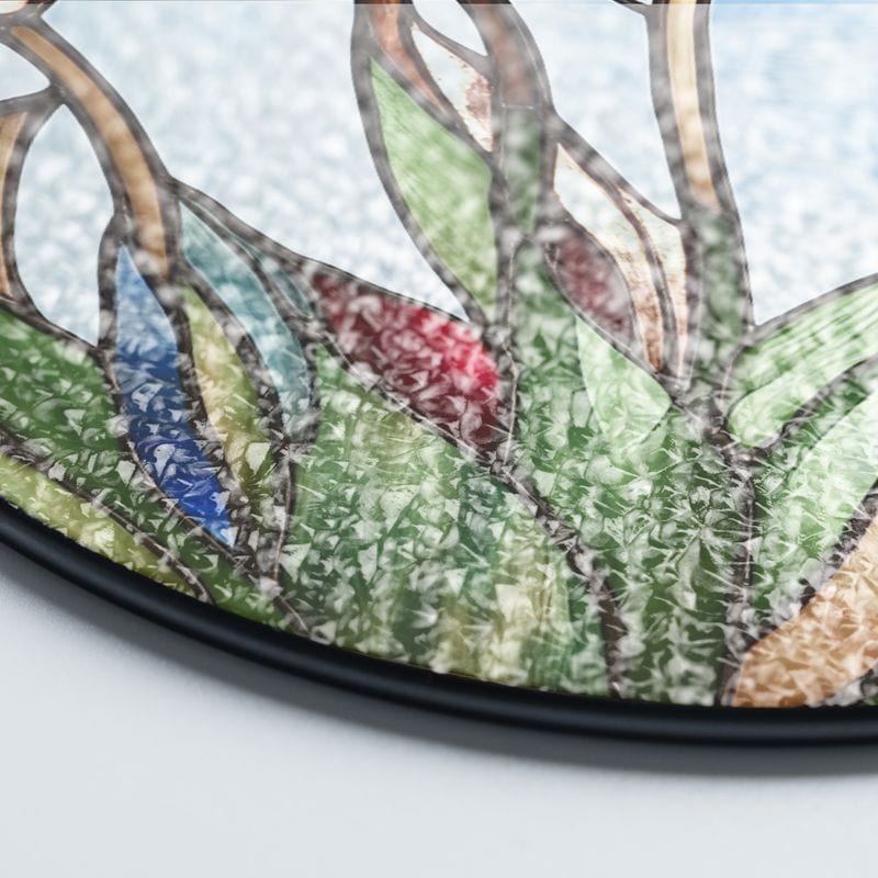 Stained Glass Tulips