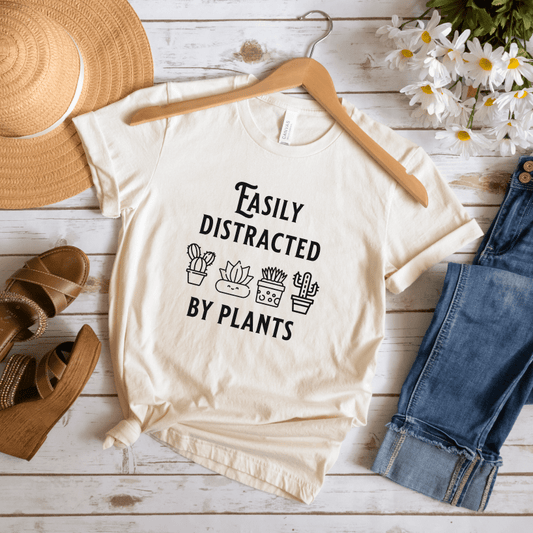 Easily Distracted By Plants T-Shirt