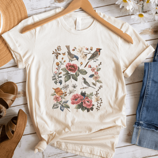 Cottagecore Birds T-Shirt