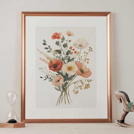 Floral Bouquet Matte Posters