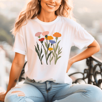 Pastel Wildflower T-Shirt