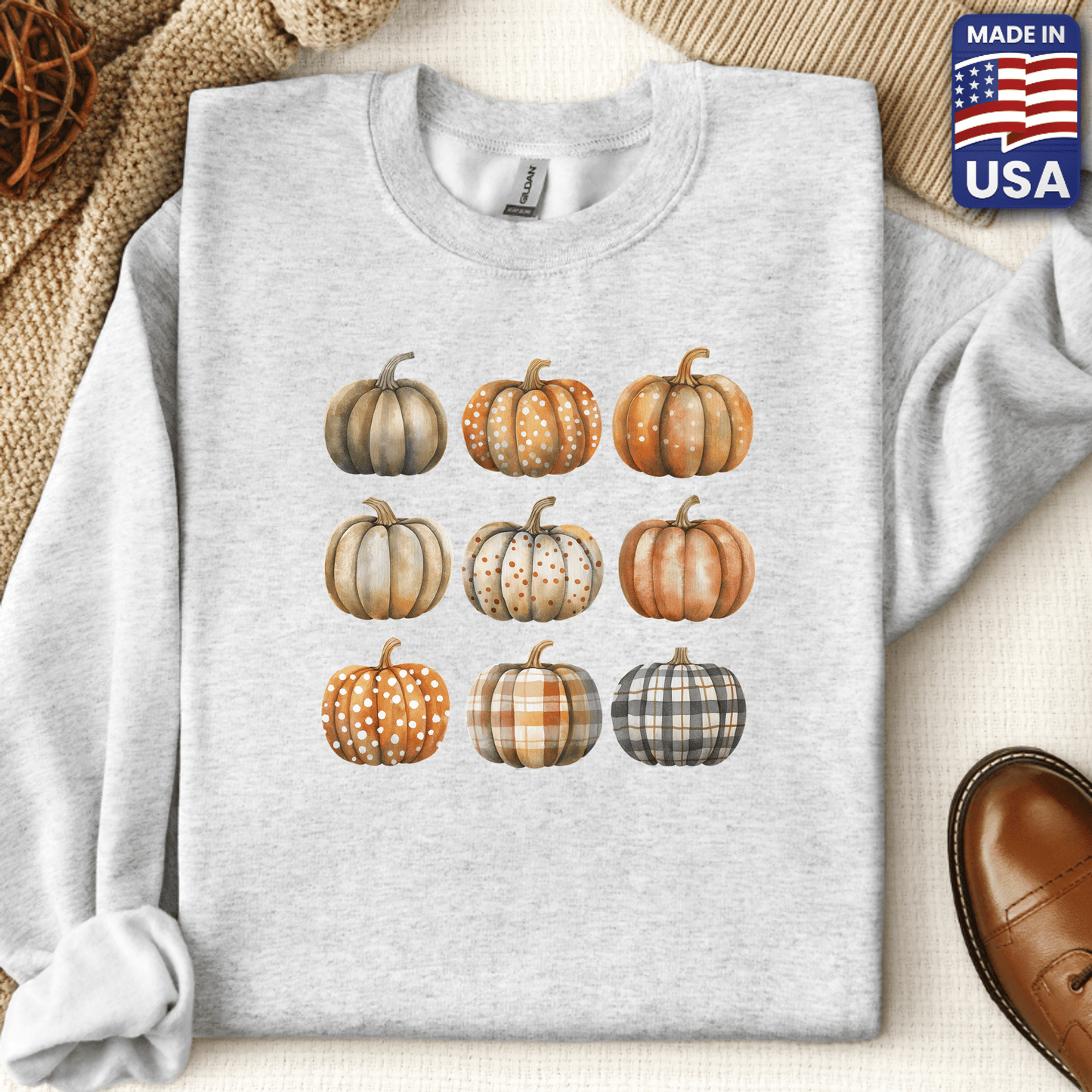 Thankful for Pumpkins Crewneck