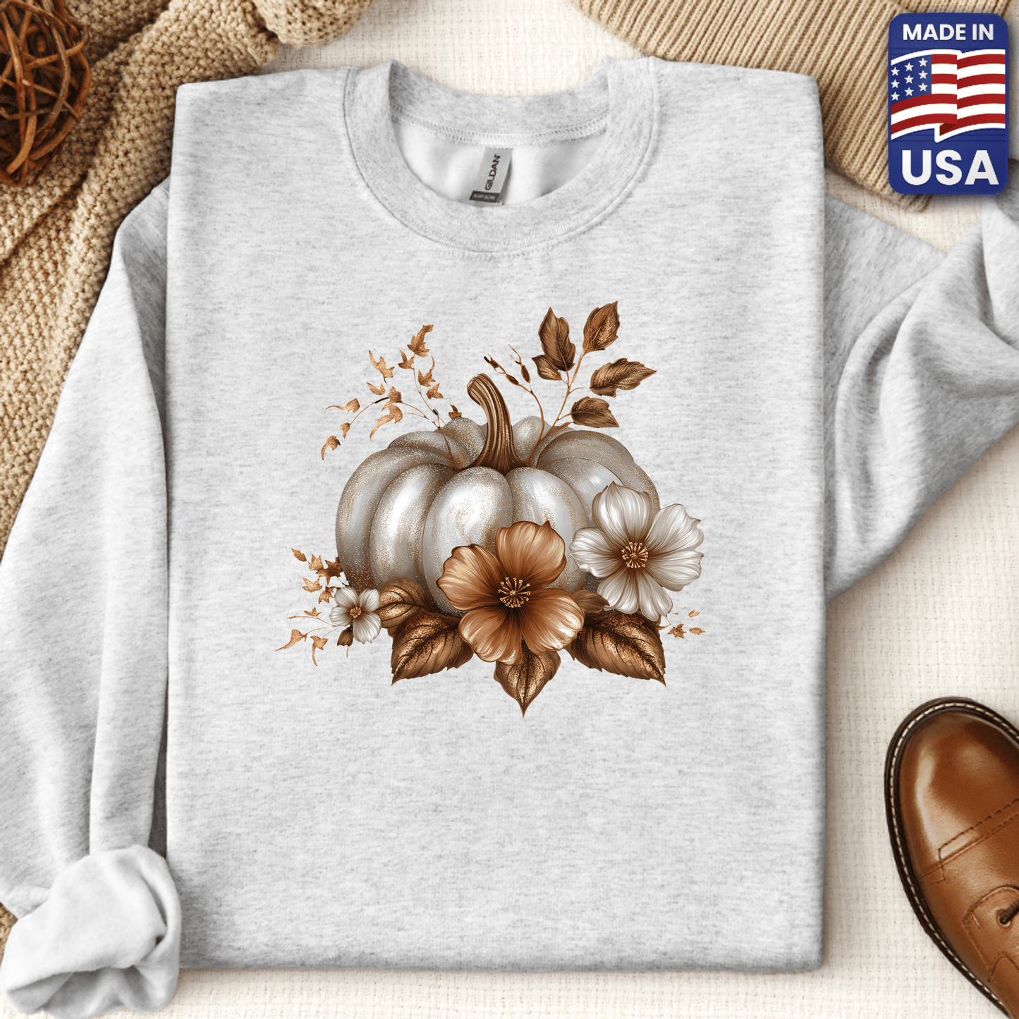 Pumkin Decor Crewneck