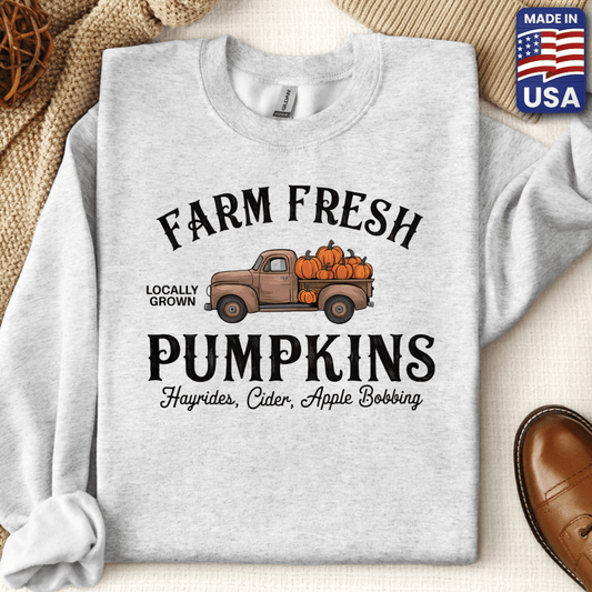 Farm Fresh Pumpkins Crewneck