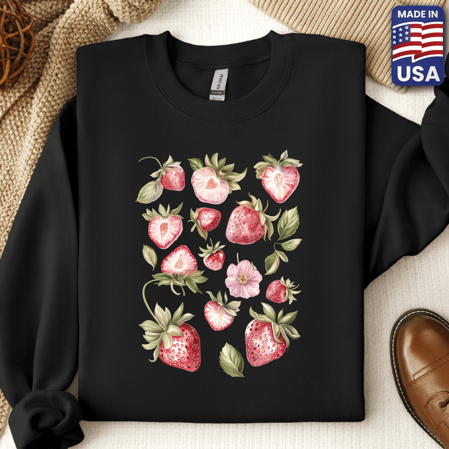 Strawberry Crewneck