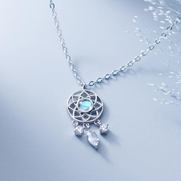 Moonstone Dreamcatcher Necklace | Buy 1 Get 1 FREE