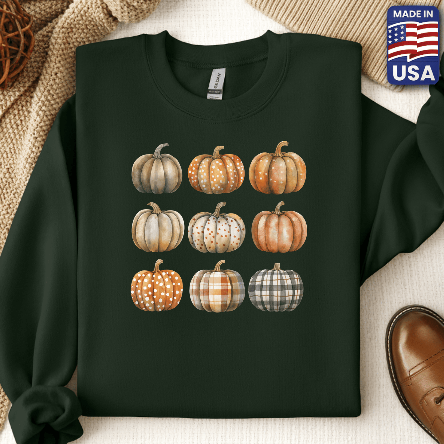 Thankful for Pumpkins Crewneck