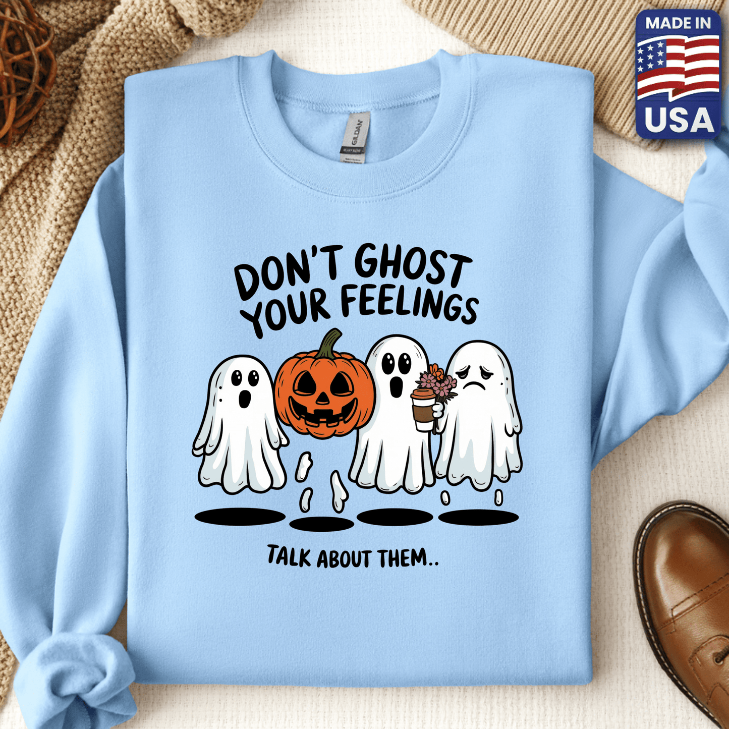 Don't Ghost Your Feelings Crewneck