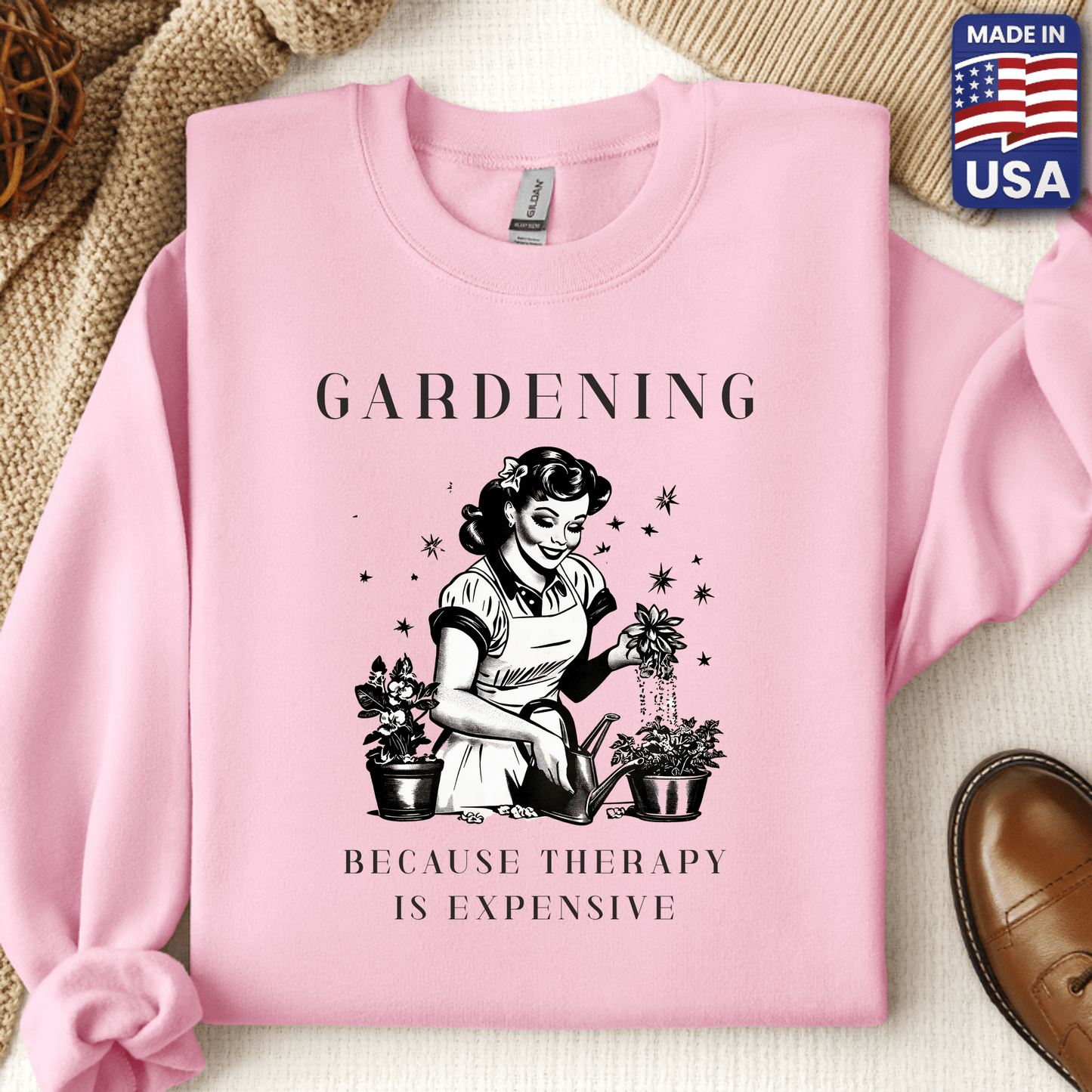 Gardening Therapy Crewneck