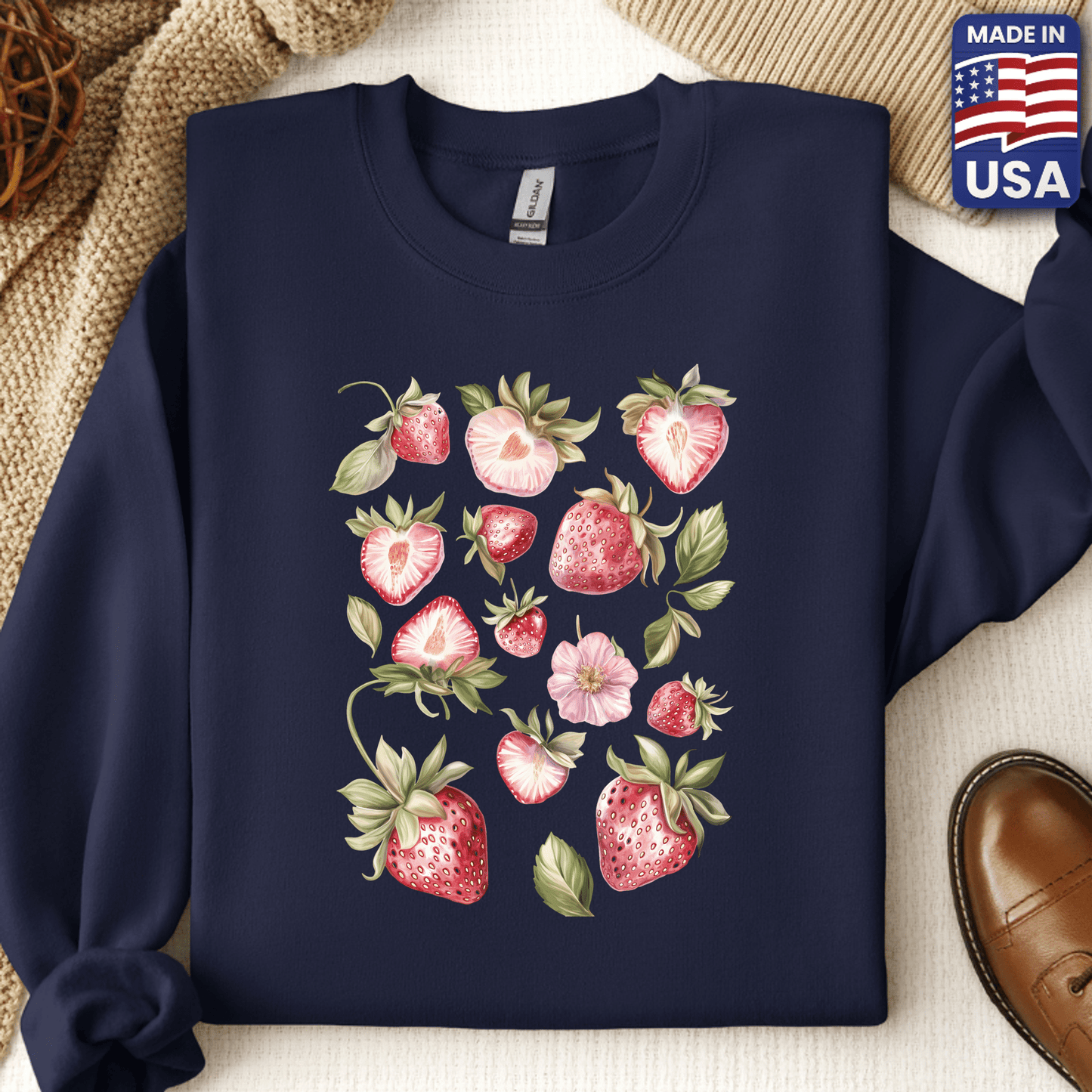 Strawberry Crewneck