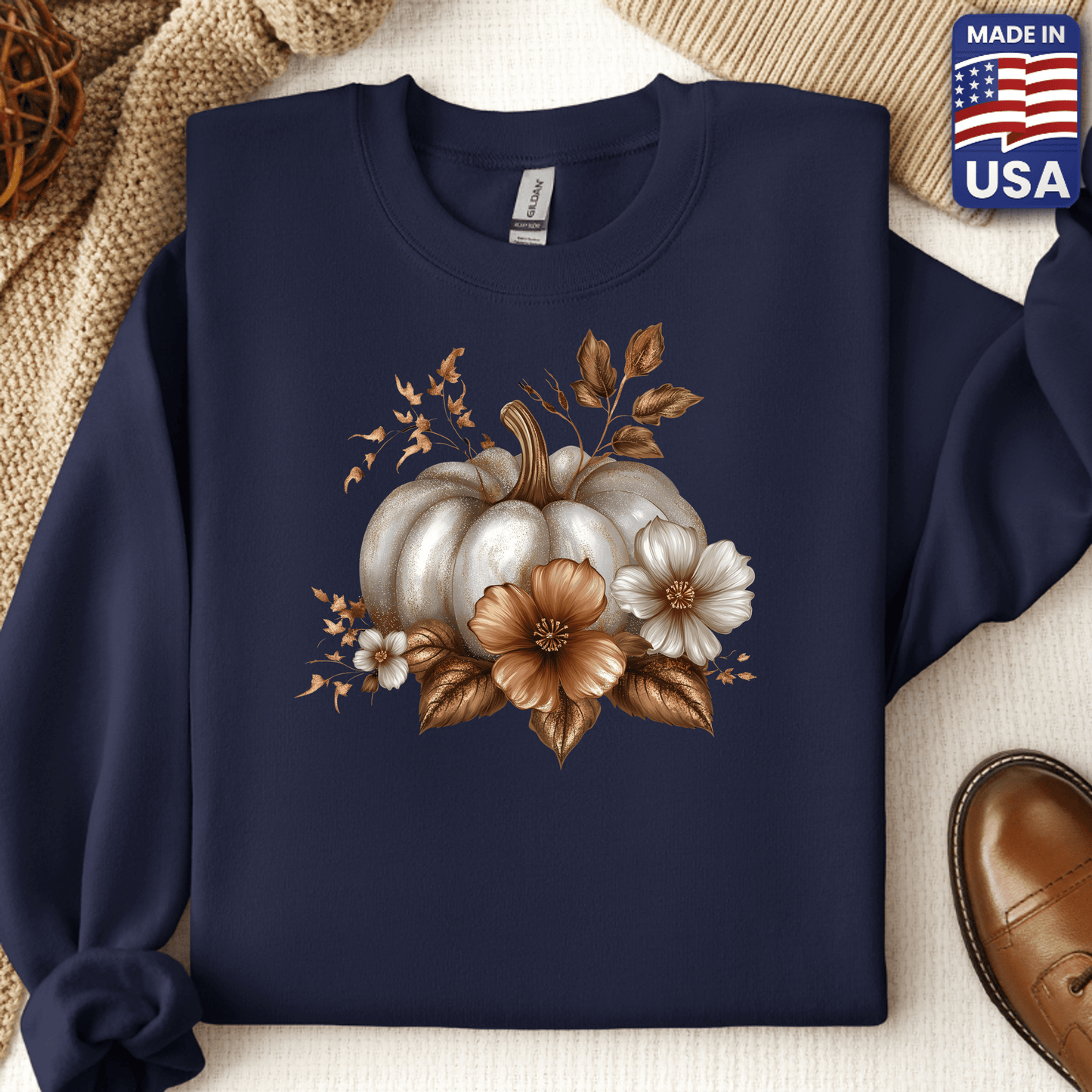 Pumkin Decor Crewneck